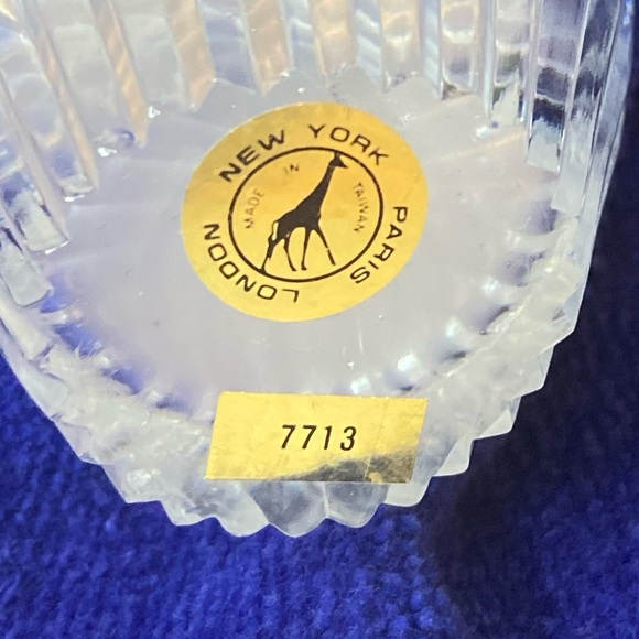 VINTAGE Frosted Glass Perfume Bottles (2) with Decorative Dauber Stopper - Picture 3 of 10